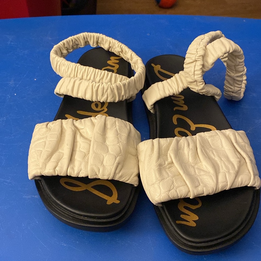 NWOT Sam Edelman Velma Ruched Banded Sandals - Picture 6 of 10